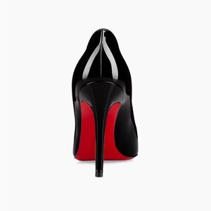 Elegant Black and Red Women's Heels, size 38